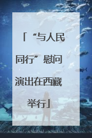 “与人民同行”慰问演出在西藏举行