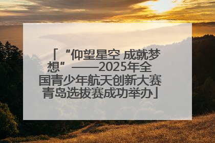 “仰望星空 成就梦想”——2025年全国青少年航天创新大赛青岛选拔赛成功举办