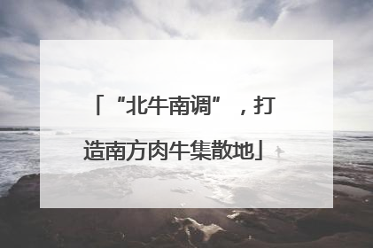 “北牛南调”，打造南方肉牛集散地