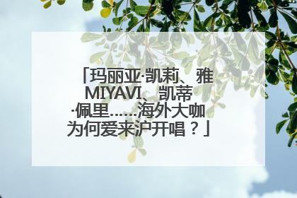 玛丽亚·凯莉、雅MIYAVI、凯蒂·佩里……海外大咖为何爱来沪开唱？