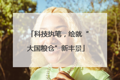 科技执笔，绘就“大国粮仓”新丰景