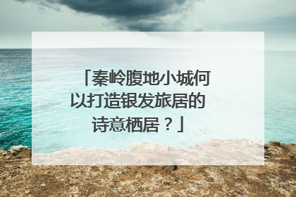 秦岭腹地小城何以打造银发旅居的诗意栖居？