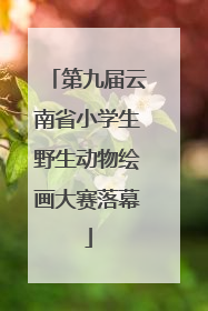 第九届云南省小学生野生动物绘画大赛落幕