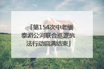 第154次中老缅泰湄公河联合巡逻执法行动圆满结束