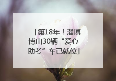 第18年！淄博博山30辆“爱心助考”车已就位