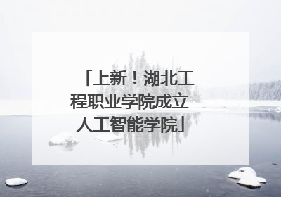 上新！湖北工程职业学院成立人工智能学院
