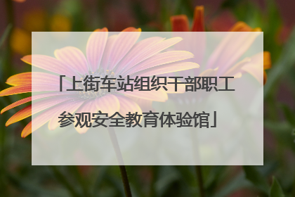 上街车站组织干部职工参观安全教育体验馆