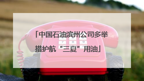 中国石油滨州公司多举措护航“三夏”用油