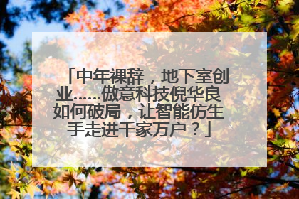 中年裸辞，地下室创业……傲意科技倪华良如何破局，让智能仿生手走进千家万户？