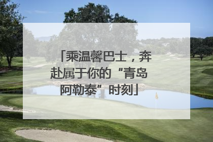 乘温馨巴士，奔赴属于你的“青岛阿勒泰”时刻