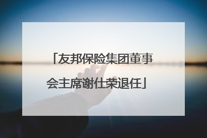 友邦保险集团董事会主席谢仕荣退任