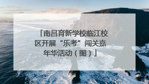南昌育新学校临江校区开展“乐考”闯关嘉年华活动（图）