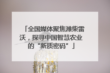 全国媒体聚焦潍柴雷沃，探寻中国智慧农业的“新质密码”