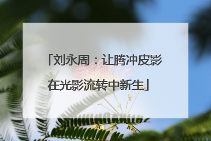 刘永周：让腾冲皮影在光影流转中新生