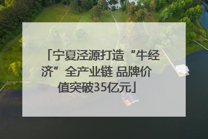 宁夏泾源打造“牛经济”全产业链 品牌价值突破35亿元