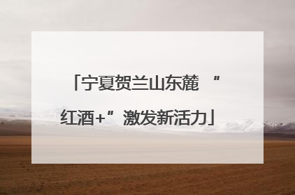 宁夏贺兰山东麓 “红酒+”激发新活力