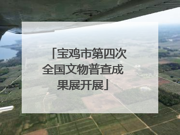 宝鸡市第四次全国文物普查成果展开展