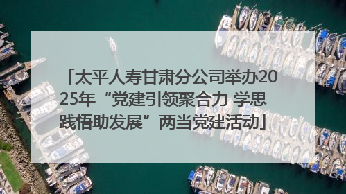 太平人寿甘肃分公司举办2025年“党建引领聚合力 学思践悟助发展”两当党建活动