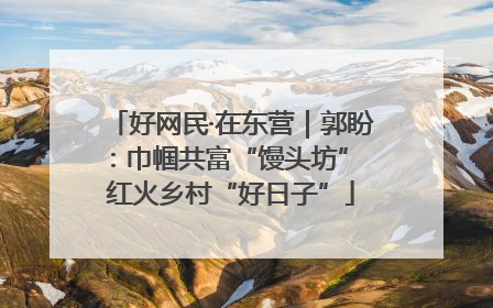 好网民·在东营｜郭盼：巾帼共富“馒头坊” 红火乡村“好日子”