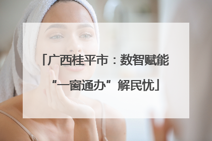 广西桂平市：数智赋能“一窗通办”解民忧