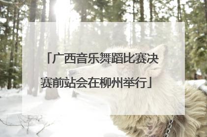 广西音乐舞蹈比赛决赛前站会在柳州举行