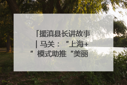 援滇县长讲故事｜马关：“上海+”模式助推“美丽产业”幸福绽放