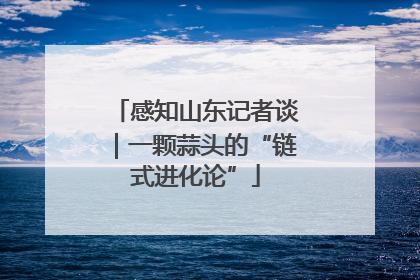 感知山东记者谈｜一颗蒜头的“链式进化论”