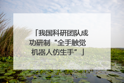 我国科研团队成功研制“全手触觉机器人仿生手”