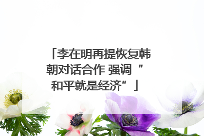 李在明再提恢复韩朝对话合作 强调“和平就是经济”