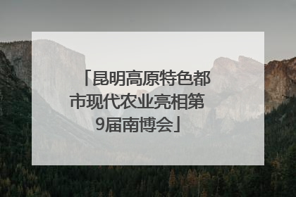 昆明高原特色都市现代农业亮相第9届南博会