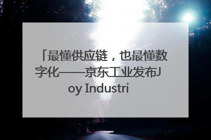 最懂供应链，也最懂数字化——京东工业发布Joy Industrial 重塑工业未来
