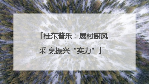 桂东普乐：展村厨风采 烹振兴“实力”