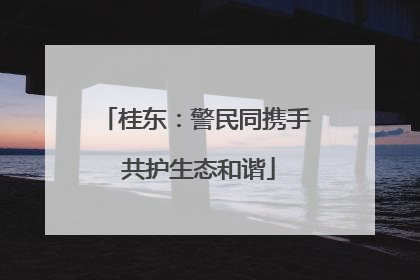 桂东：警民同携手 共护生态和谐