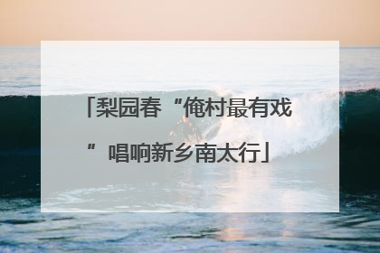 梨园春“俺村最有戏”唱响新乡南太行