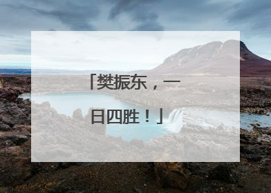 樊振东，一日四胜！