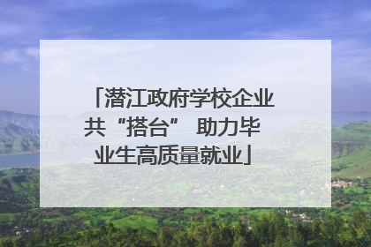 潜江政府学校企业共“搭台” 助力毕业生高质量就业