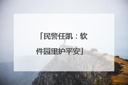 民警任凯：软件园里护平安
