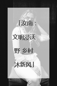 汝南：文明浸沃野 乡村沐新风