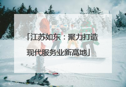 江苏如东：聚力打造现代服务业新高地
