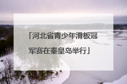 河北省青少年滑板冠军赛在秦皇岛举行