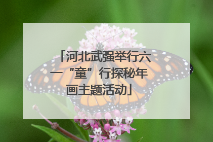 河北武强举行六一“童”行探秘年画主题活动