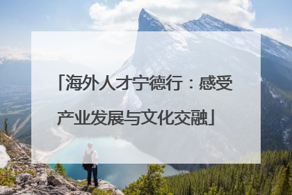 海外人才宁德行：感受产业发展与文化交融