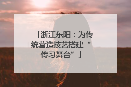 浙江东阳：为传统营造技艺搭建“传习舞台”