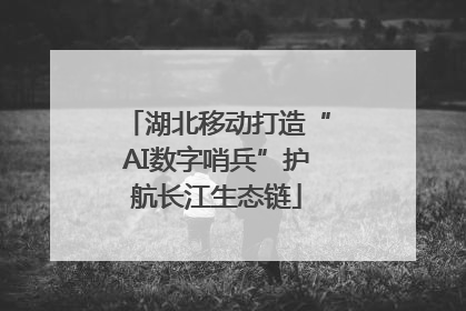 湖北移动打造“AI数字哨兵”护航长江生态链