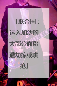 联合国：运入加沙的大部分面粉遭劫掠或哄抢