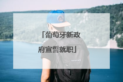葡萄牙新政府宣誓就职
