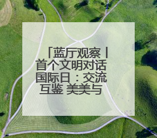蓝厅观察丨首个文明对话国际日：交流互鉴 美美与共