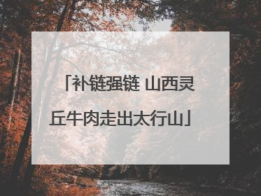补链强链 山西灵丘牛肉走出太行山