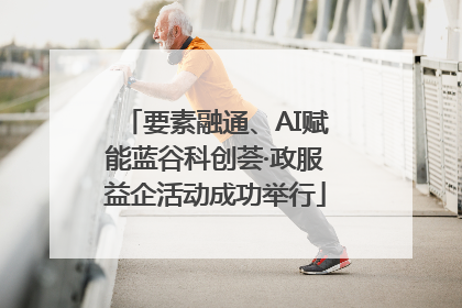 要素融通、AI赋能蓝谷科创荟·政服益企活动成功举行
