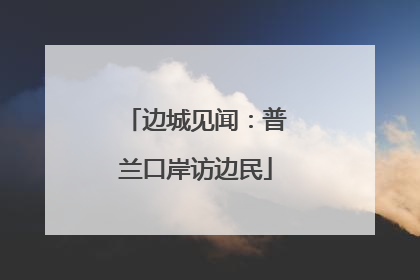 边城见闻：普兰口岸访边民
